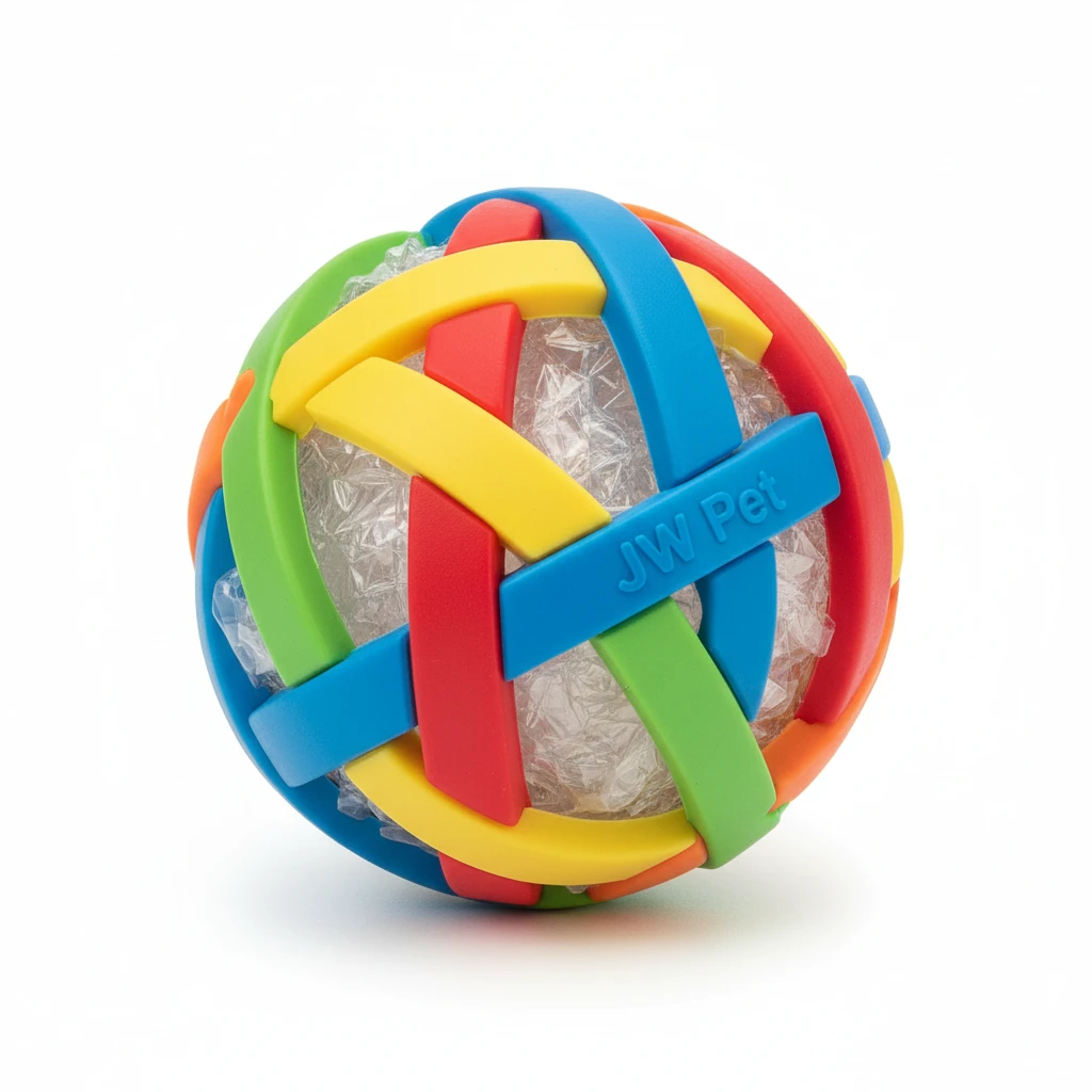 JW Pet Crackle Heads Ball