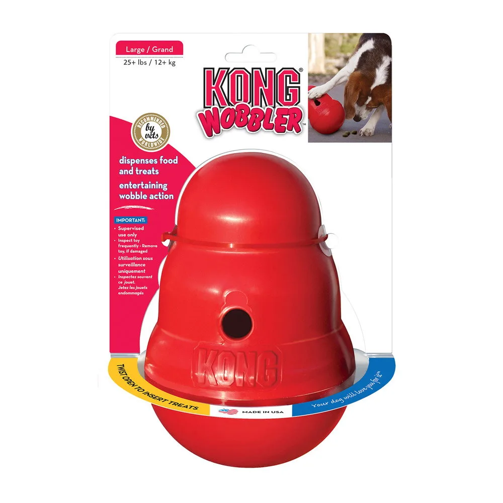 KONG Wobbler Treat Dispensing Toy