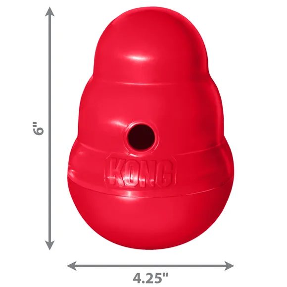KONG Wobbler Treat Dispensing Toy image 3