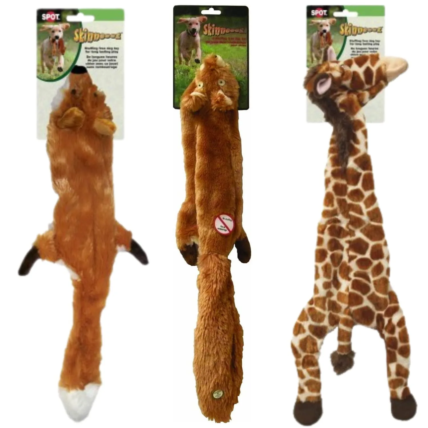 ZippyPaws Skinneeez Fox Toy image 2